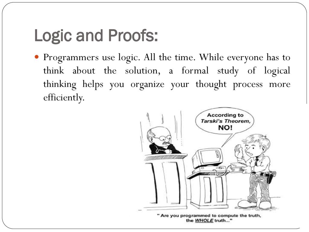 Logic and Proofs:
