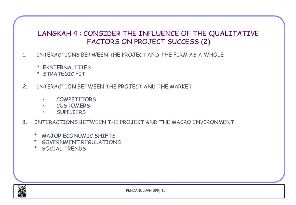 3. INTERACTIONS BETWEEN THE PROJECT AND THE MACRO ENVIRONMENT