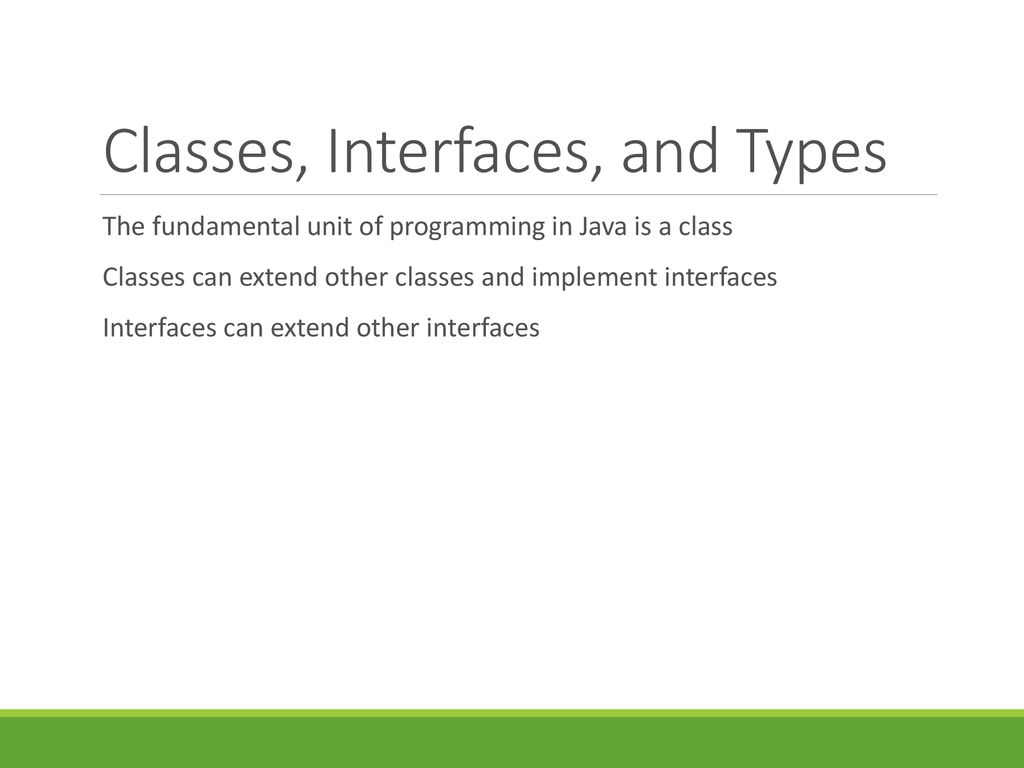 Section 5: HW6 and Interfaces - ppt download