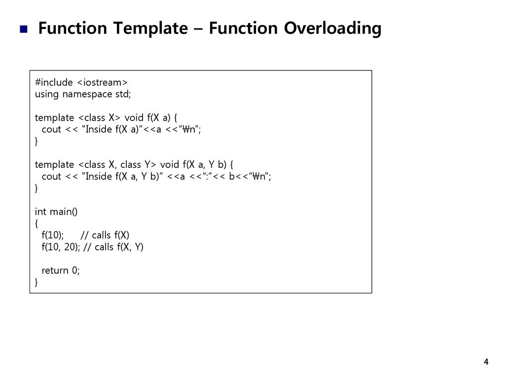 C++ Programming: chapter 8 – Templates - ppt download