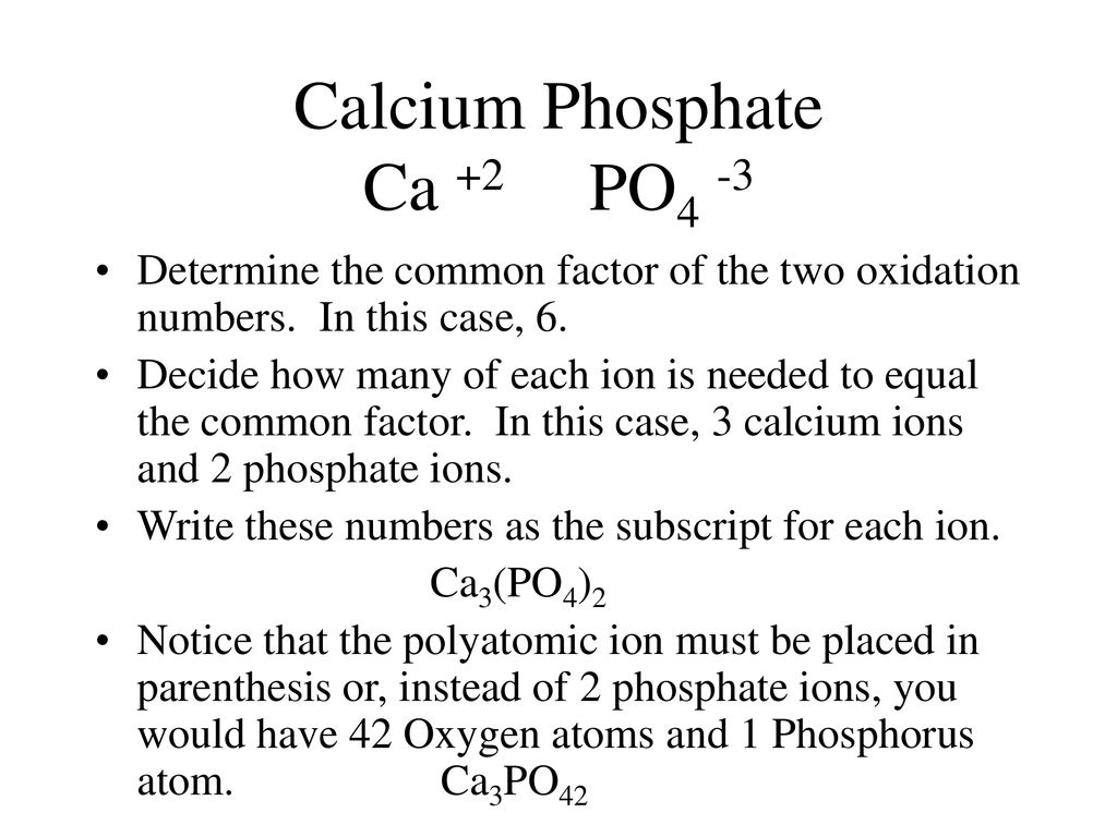 Polyatomic Ions Writing Formulas / Naming Compounds - ppt download