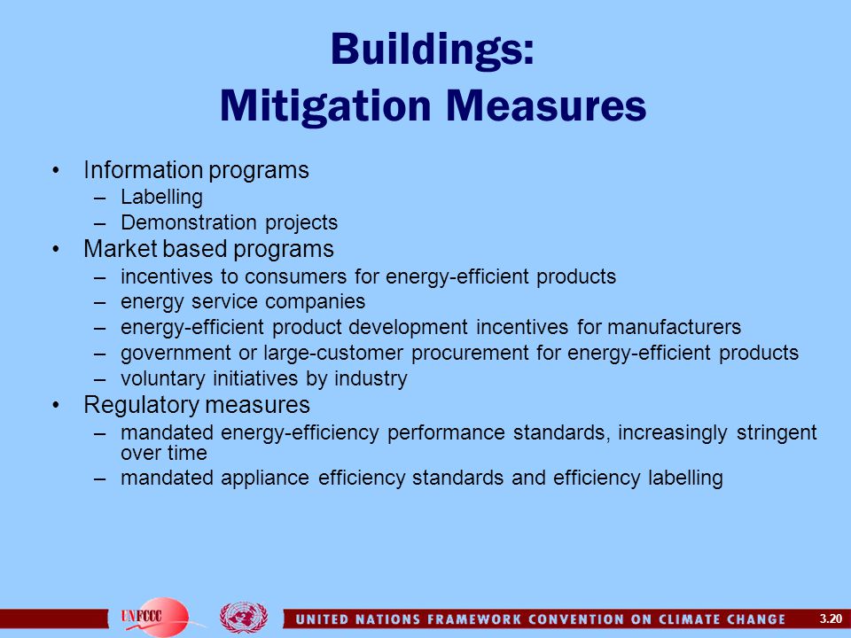 Buildings: Mitigation Measures
