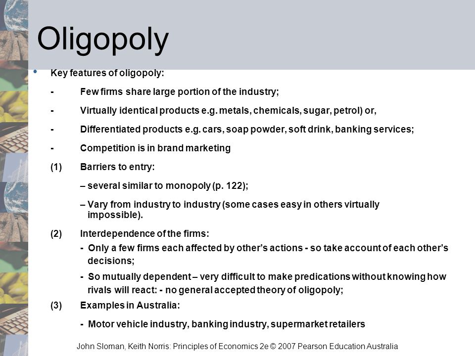 oligopoly examples in australia