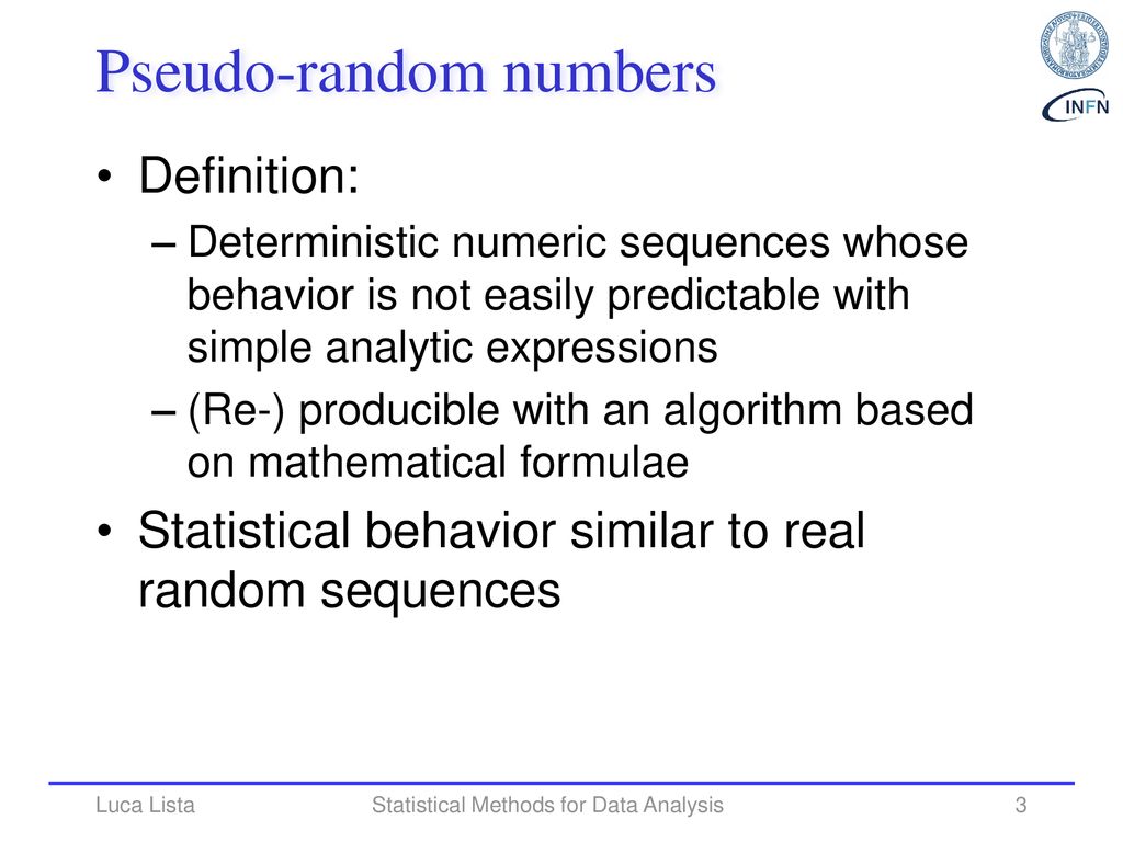 predictable random number generator algorithm