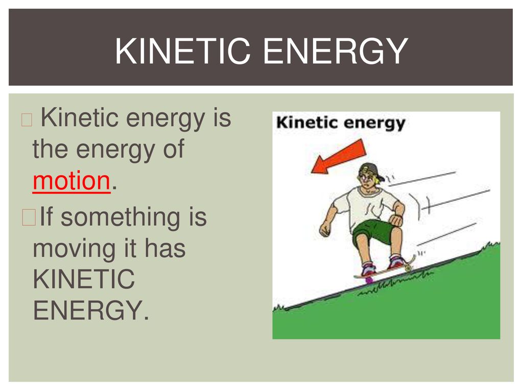 pictures of kinetic energy