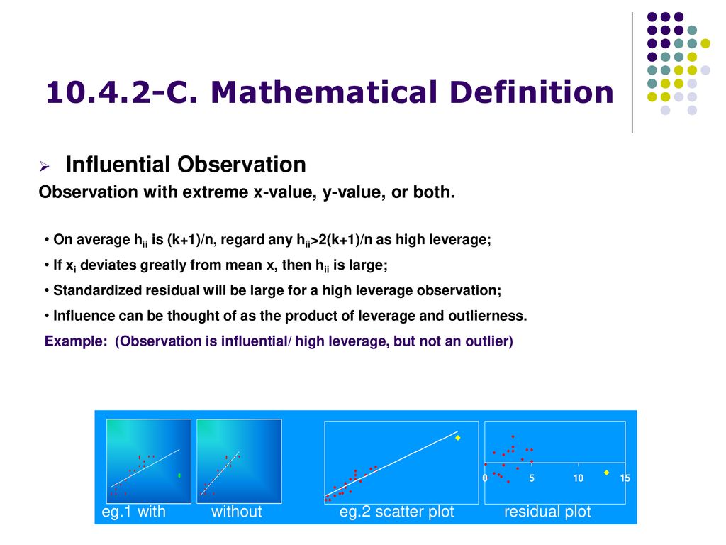 C. Mathematical Definition