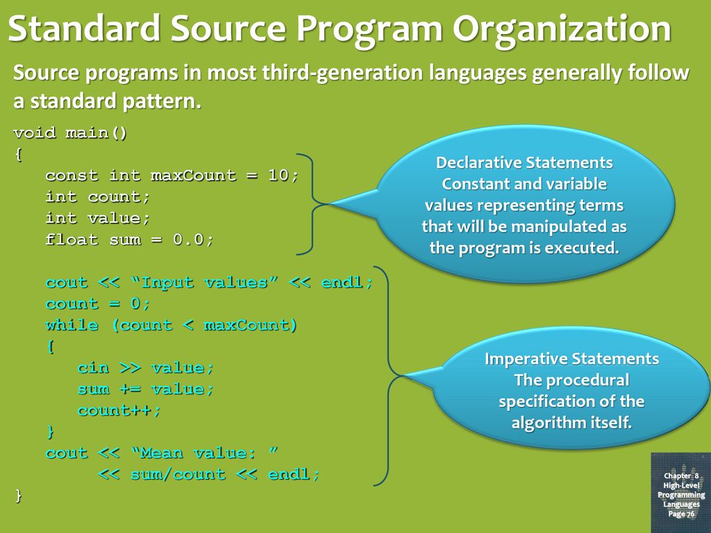 High-Level Programming Languages - ppt download