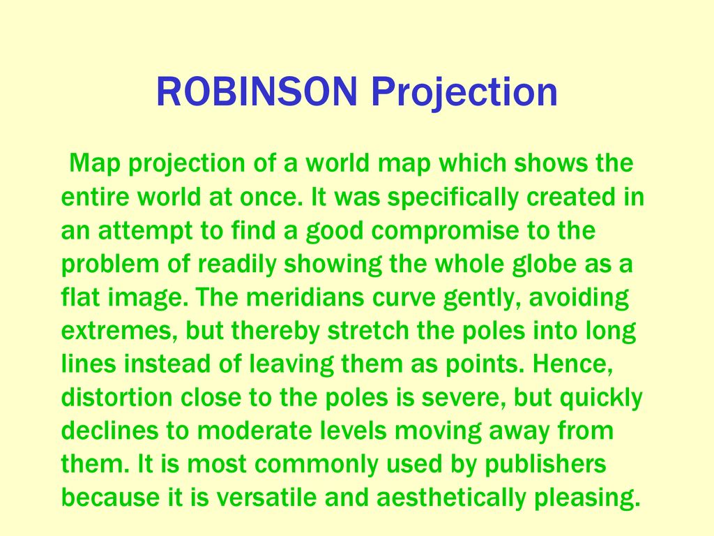ROBINSON Projection