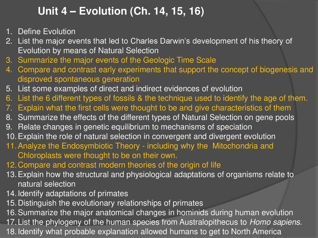 Ch Evolution Natural Selection. ppt download