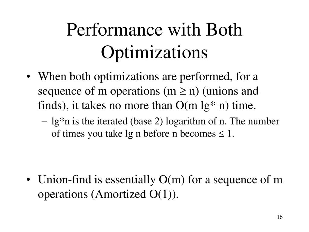 Performance with Both Optimizations