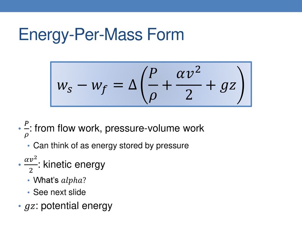6 Macroscopic Energy Balance Ppt Download