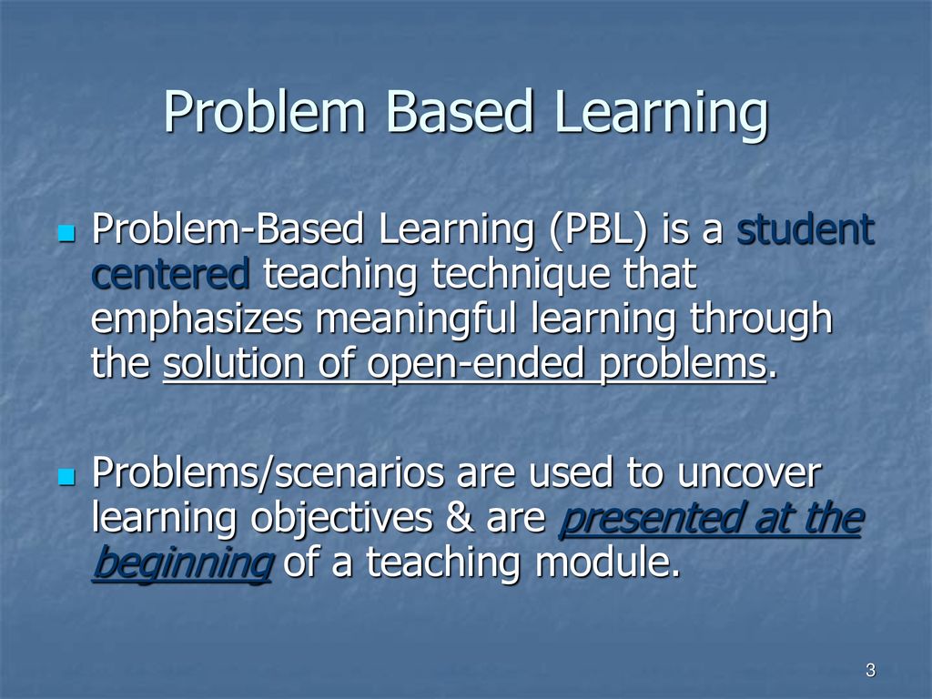 Design & Implementation of Problem-Based Cooperative Learning - ppt ...