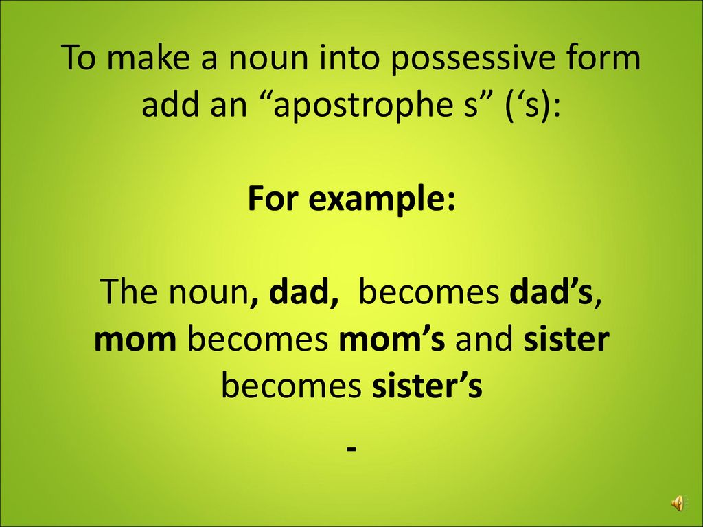 Introduction To Nouns Approximate Running Time 16 Minutes Ppt