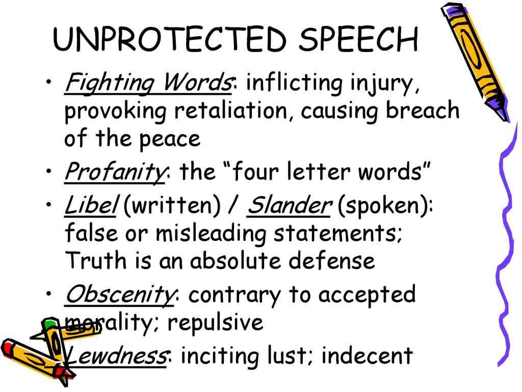 What are you allowed to say and do? ppt download