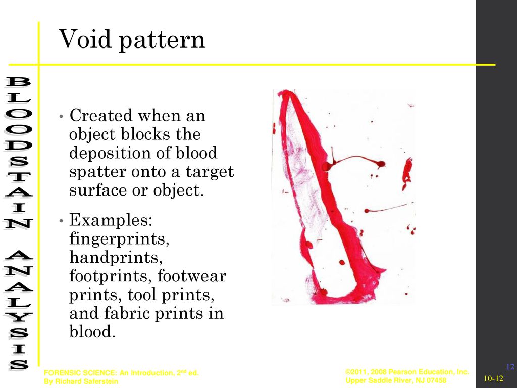 Blood Spatter Analysis - ppt download