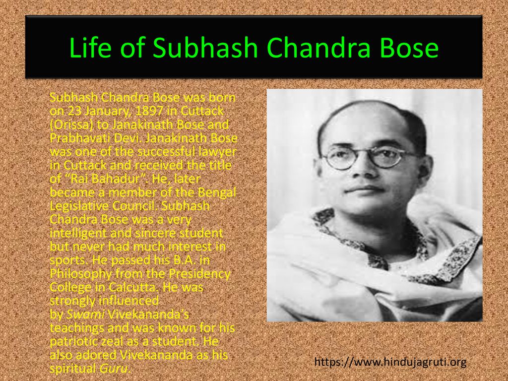 Subhash Chandra Bose By Dr. Rajesh Garg , Associate Professor ,Dept. of  History , D.A.V (PG) college ,Bulandshahr, U.P. , India. - ppt download