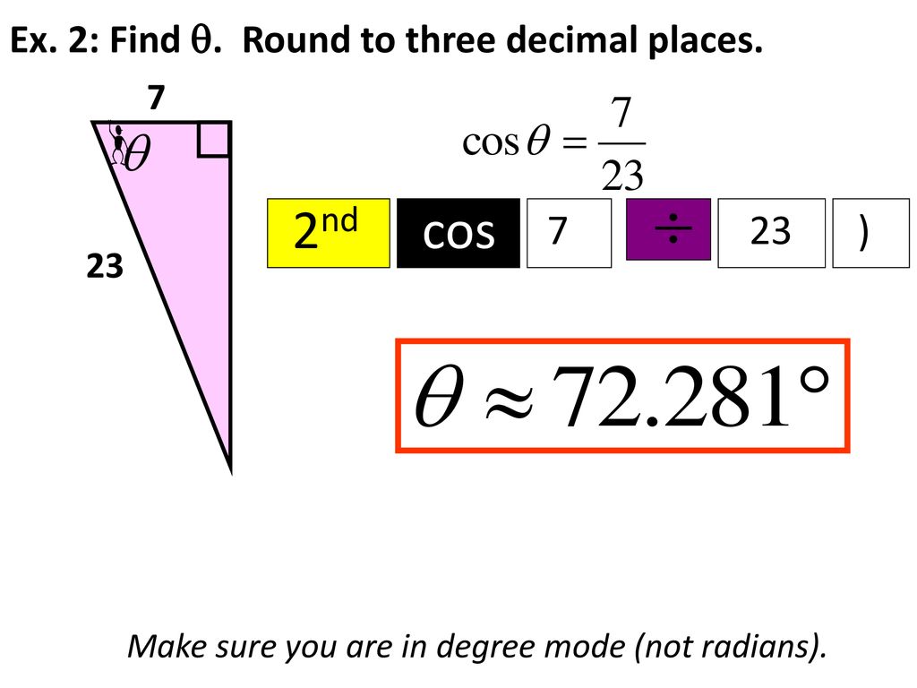 Ex. 2: Find . Round to three decimal places.