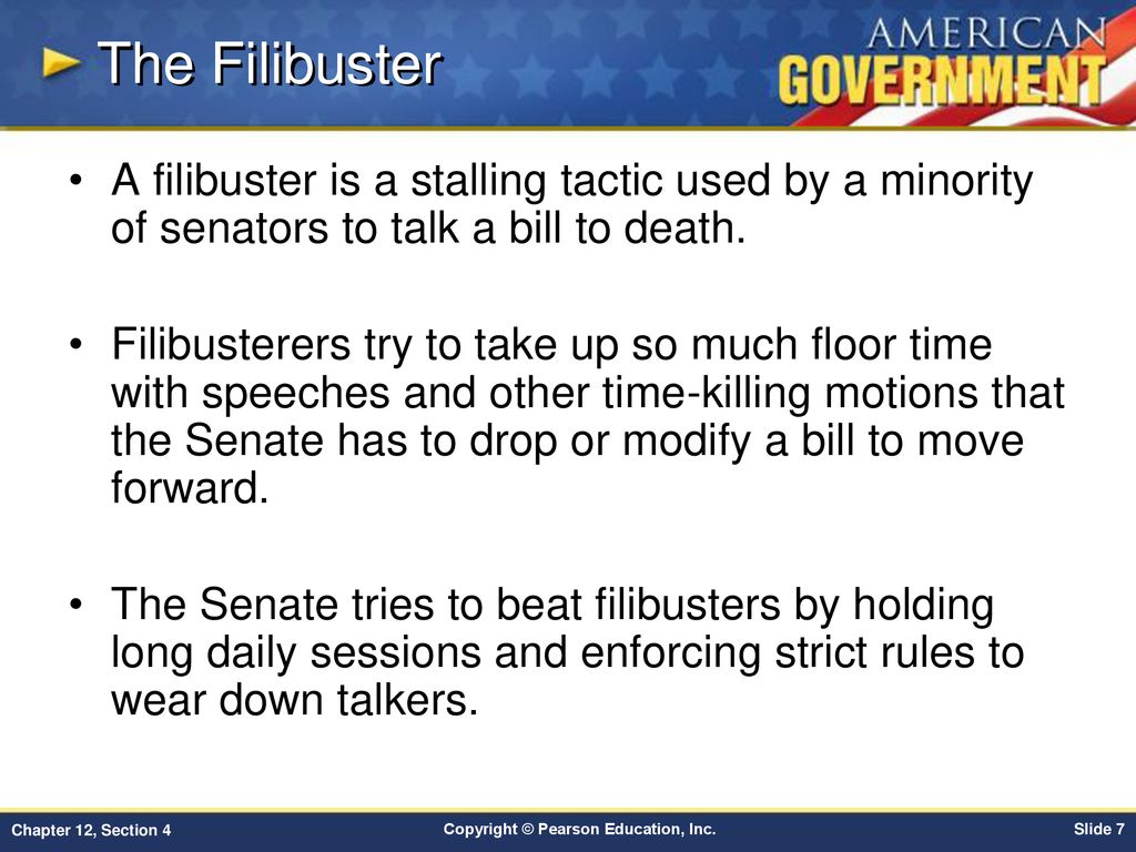 Chapter 12 Congress in Action Section 4 ppt download