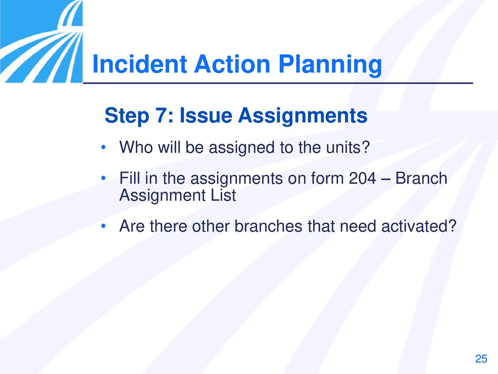Incident Action Planning