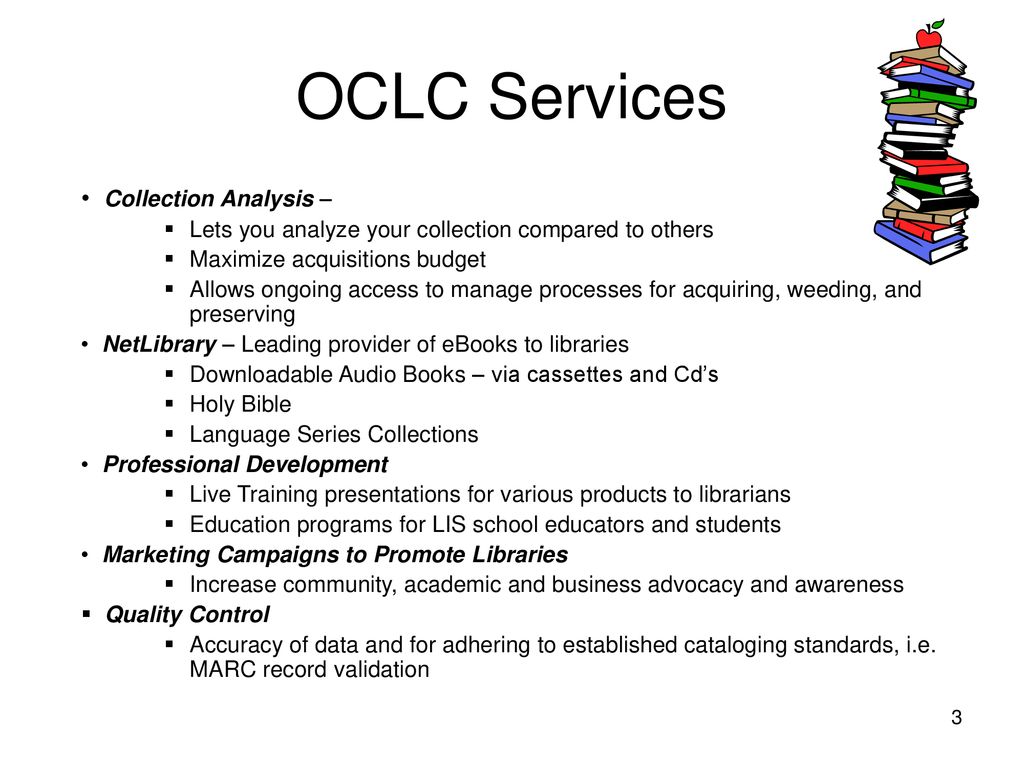 OCLC, WorldCat and Connexion - ppt download