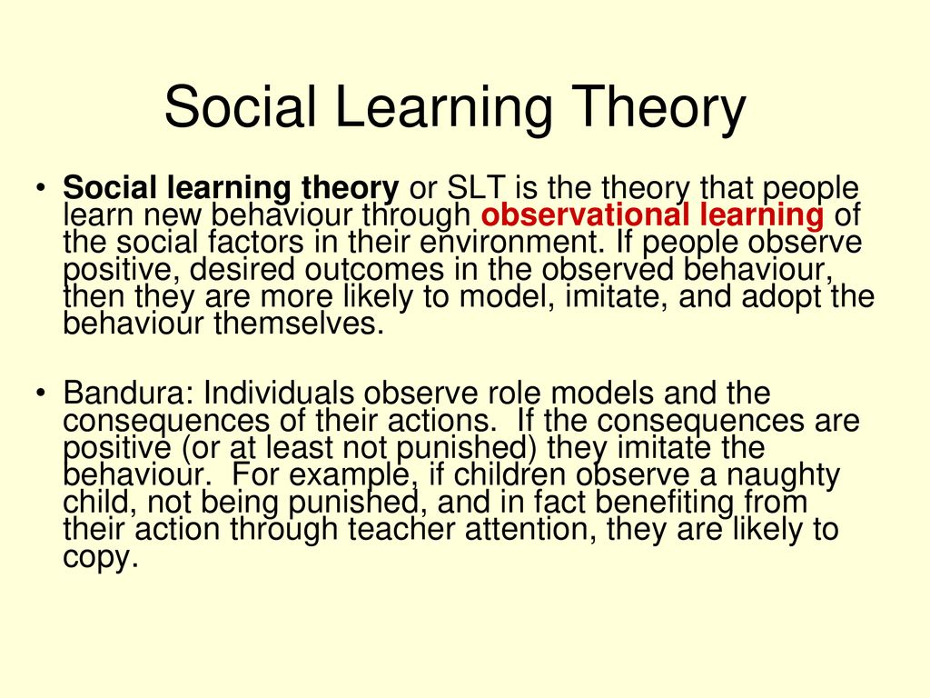 Social Learning Theory: Bandura's Hypothesis (+ Examples)