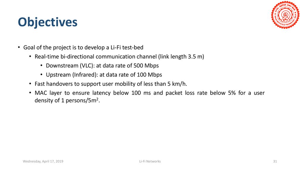 lifi based communications networks