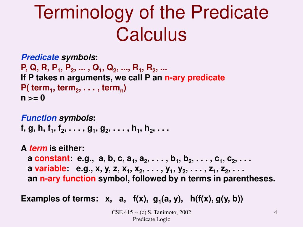 Encoding Knowledge With First Order Predicate Logic Ppt Download