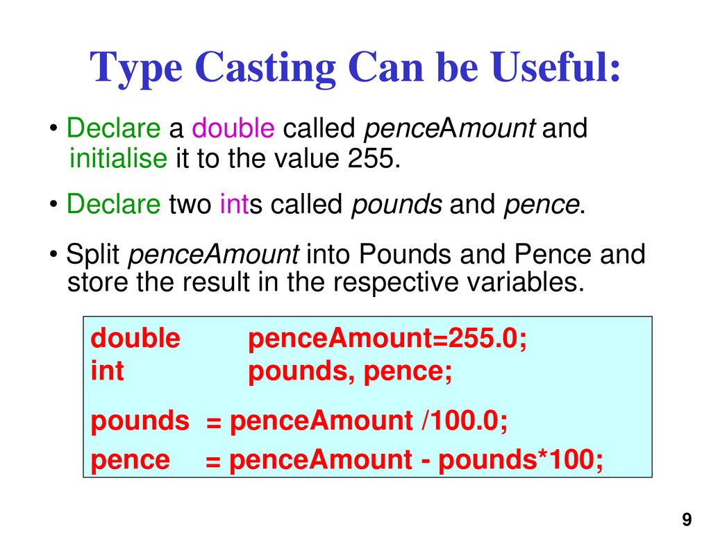 SE1H421 Procedural Programming LECTURE 3 Variables (2) - ppt download