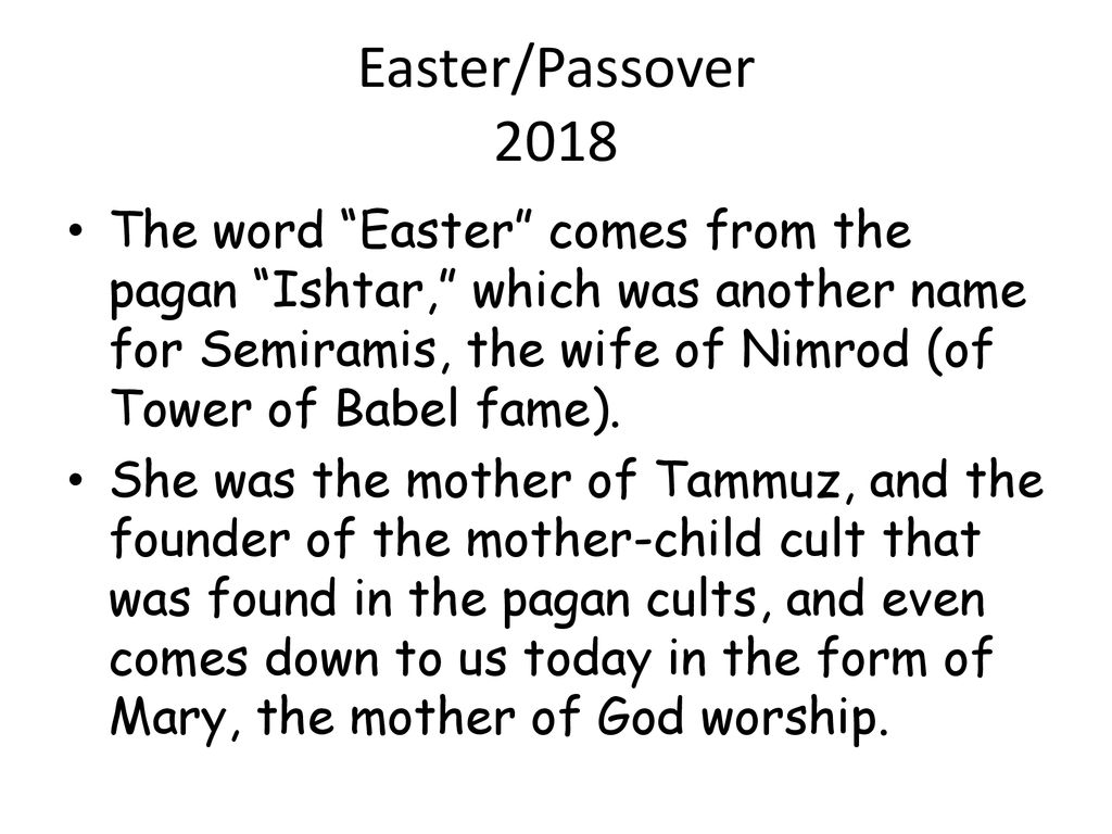 Easter/Passover ppt download