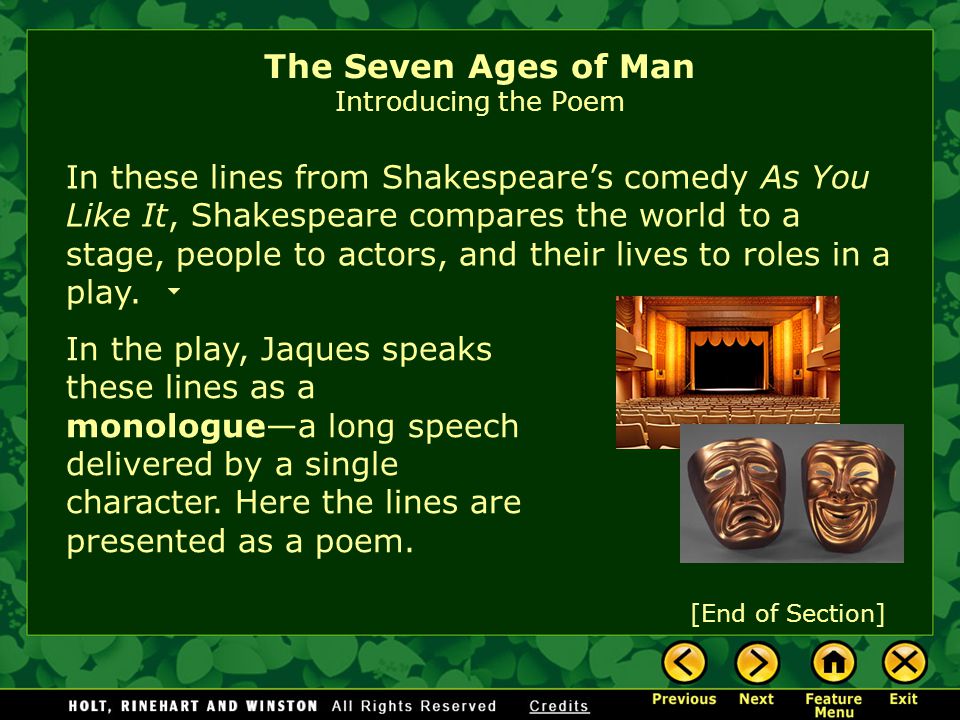 shakespeare 7 stages of life poem
