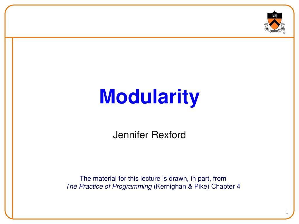 Modularity Jennifer Rexford - ppt download