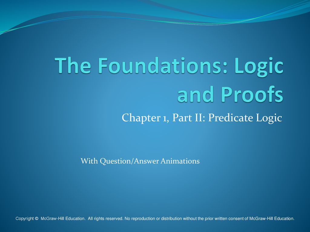 The Foundations: Logic And Proofs - Ppt Download