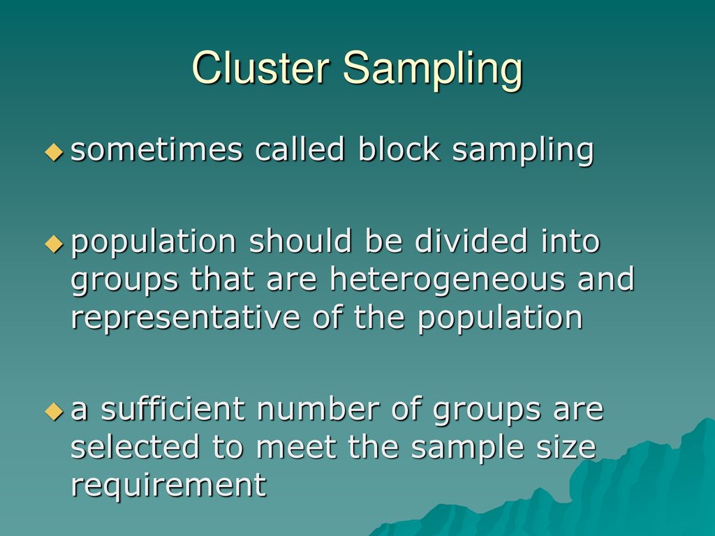 §2.3: Sampling Methods. - ppt download