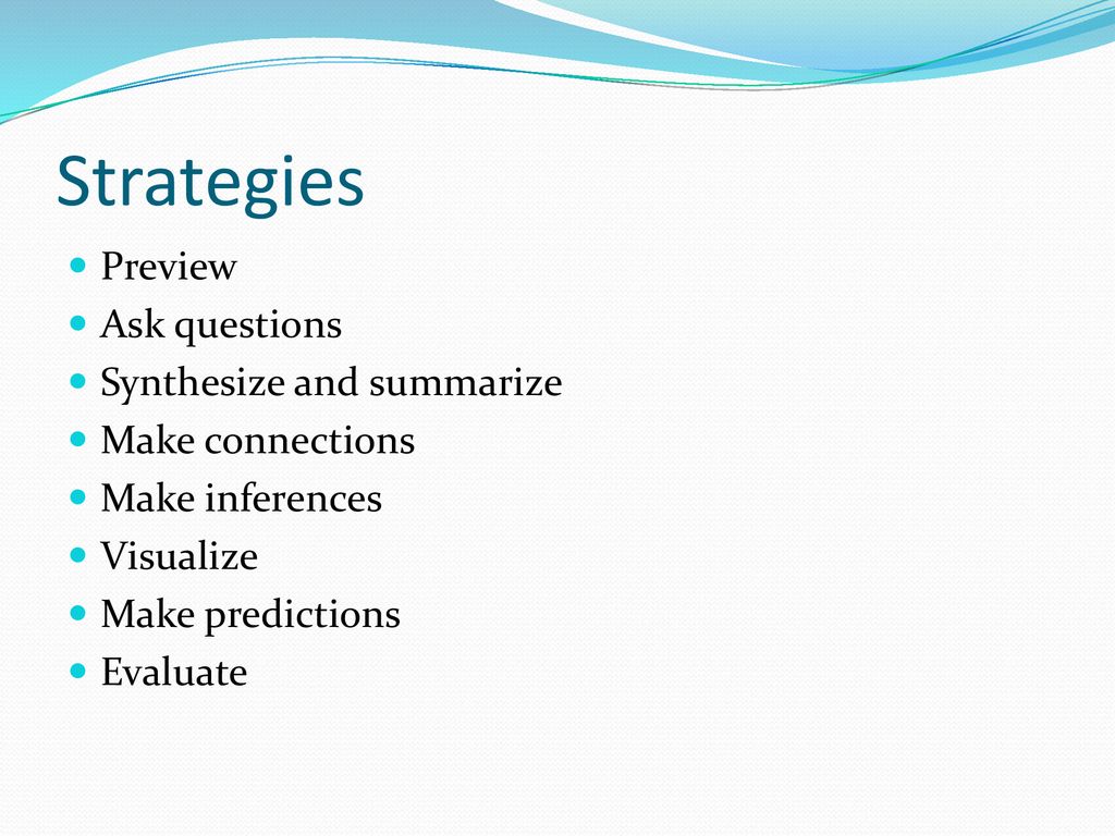 Strategies for Reading - ppt download