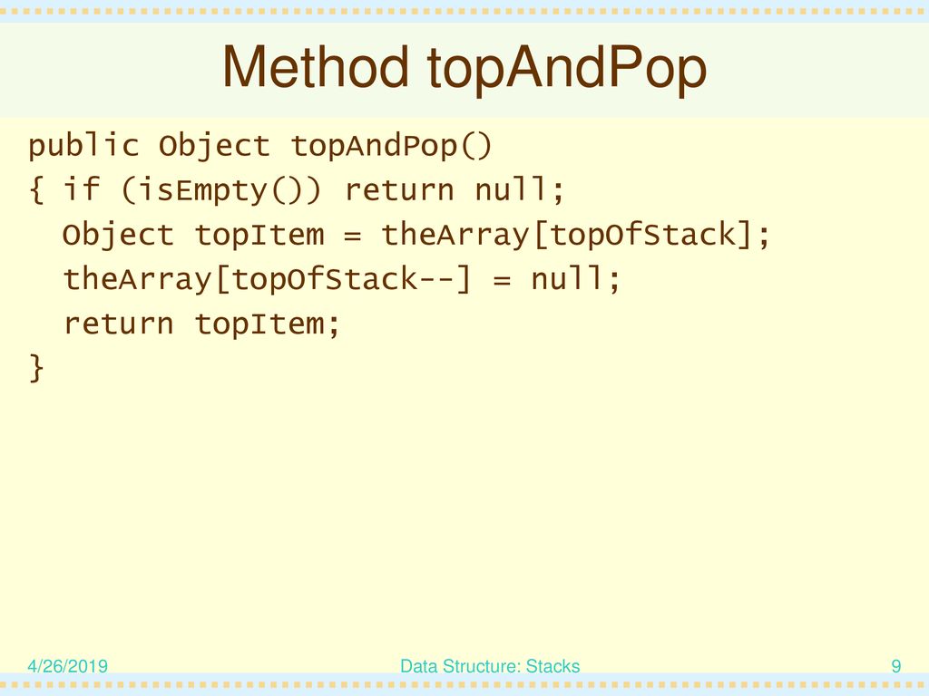 Stacks. - ppt download