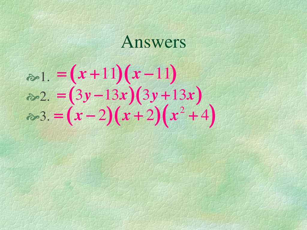 Factoring polynomials ppt download