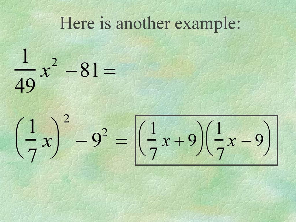 Factoring polynomials ppt download