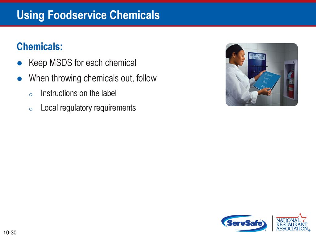 Using Foodservice Chemicals