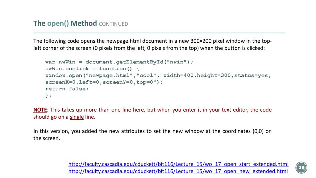 BIT116: Scripting Lecture ppt download