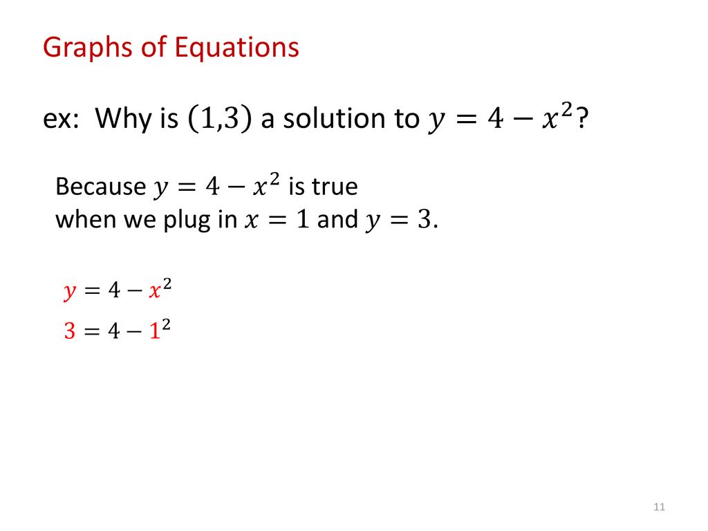 Math 71a 1 3 Graphing Equations Ppt Download