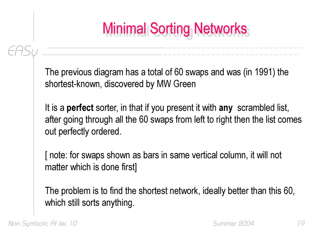 Non-Symbolic AI lecture ppt download
