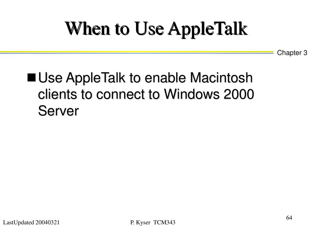 Chapter 3: Planning Network Protocols and Compatibility - ppt download