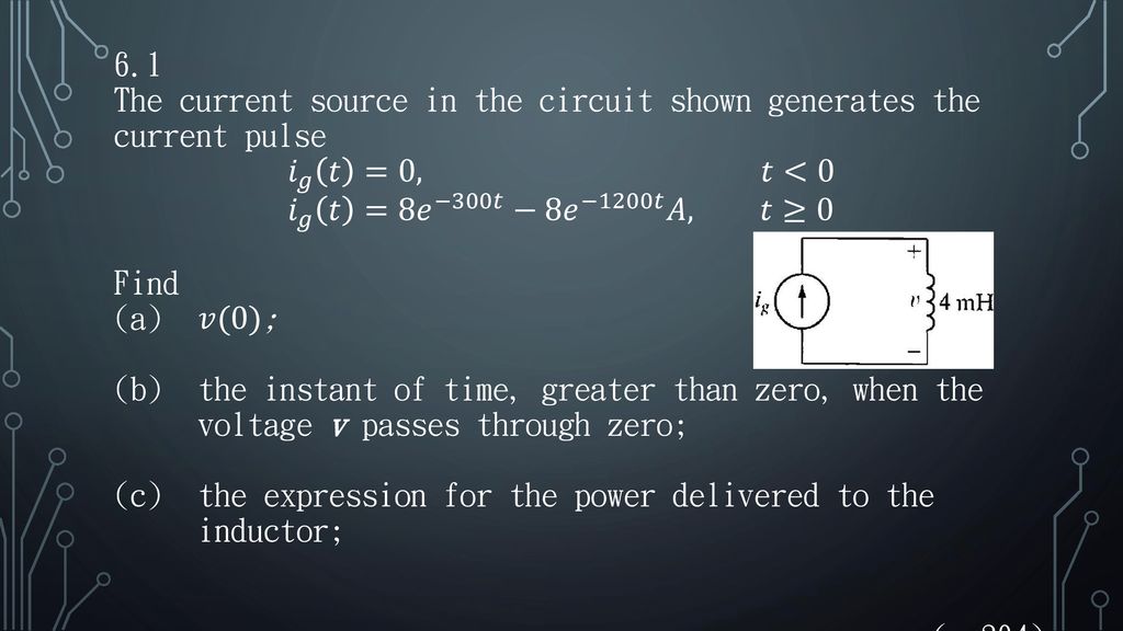 Electric Circuits Assessment Problems Ppt Download