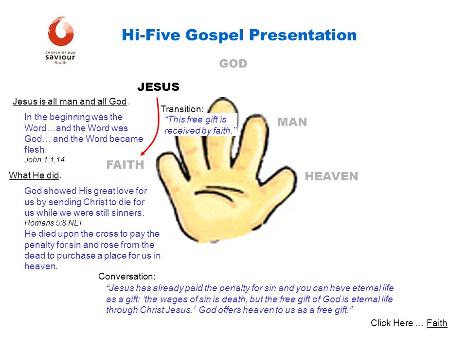 Hi-Five Gospel Presentation