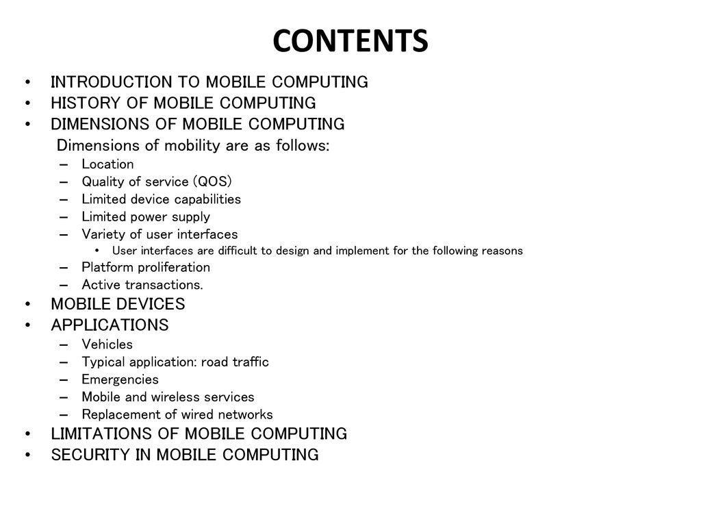 impact of mobile computing on programming