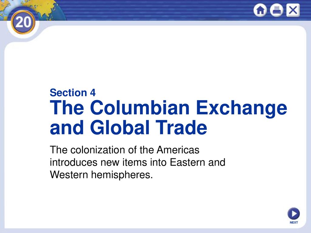 The Columbian Exchange and Global Trade