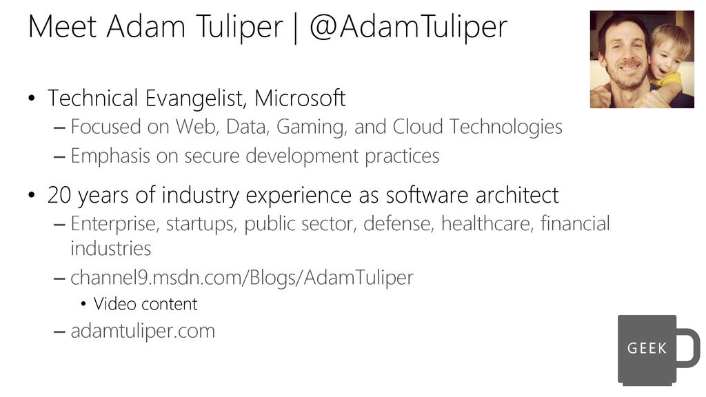 Meet Adam Tuliper |
