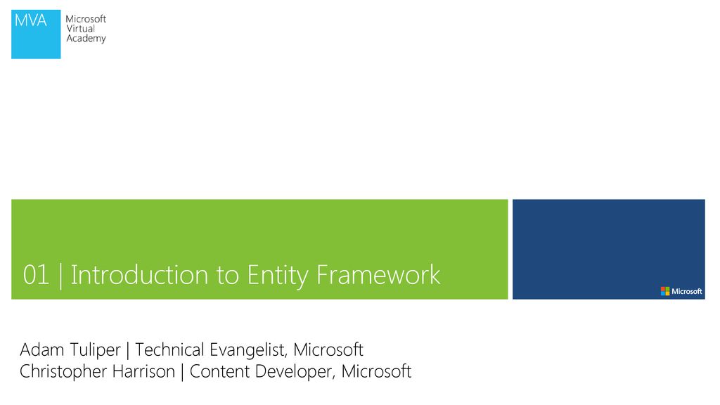 01 | Introduction to Entity Framework