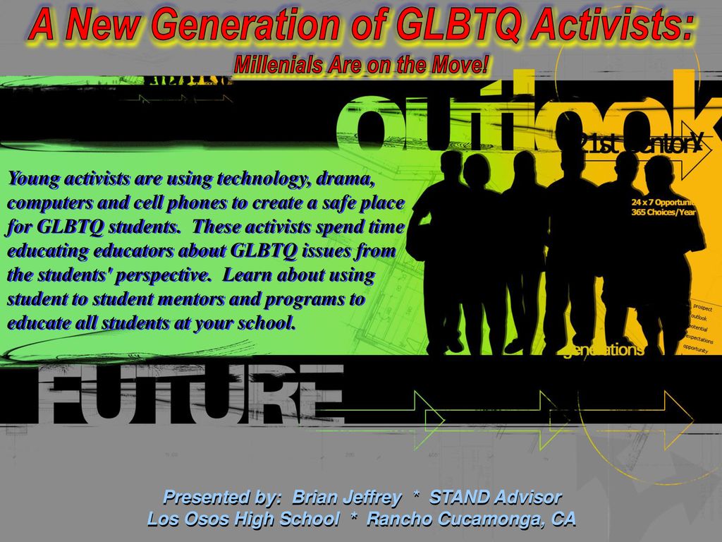 A New Generation of GLBTQ Activists: