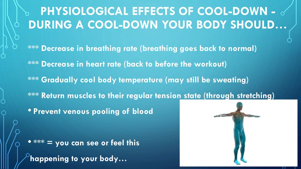 why is a cool down routine important